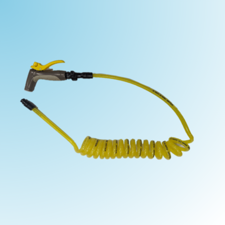 Washdown Hose Assembly, 15' Yellow, DECMHA15Y