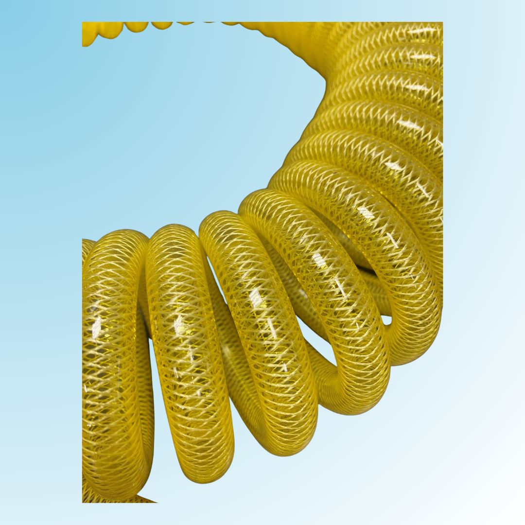 Washdown Hose Assembly, 25' Yellow, DECMHA25Y