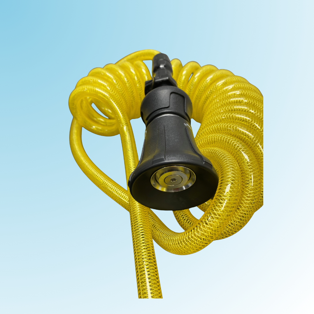 Washdown Hose Assembly, 25' Yellow, DECMHA25Y