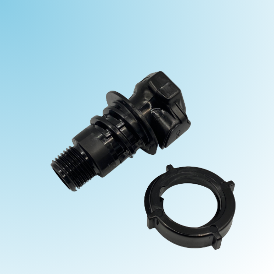 Female Coupler Bulkhead Mounted on Boat, DECMPMB