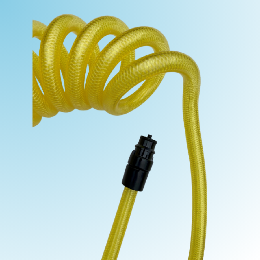 Washdown Hose Assembly, 25' Yellow, DECMHA25Y