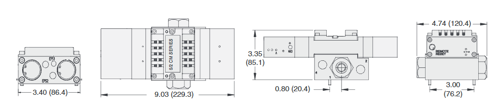 CrossMirror CM26 Series Double Valves, CM26PNA00P1X