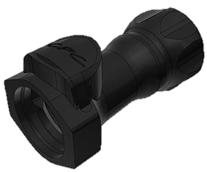 Female Coupler with Female Garden Hose Thread, DECMFGHB