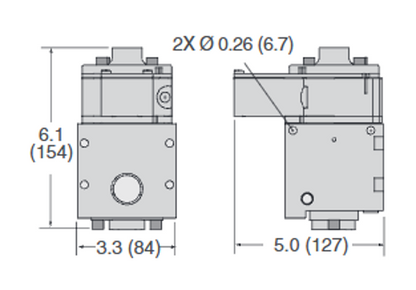 SV27 Series Pilot Operated Check Valves for External Monitoring, SV27NC115408CSAA1A