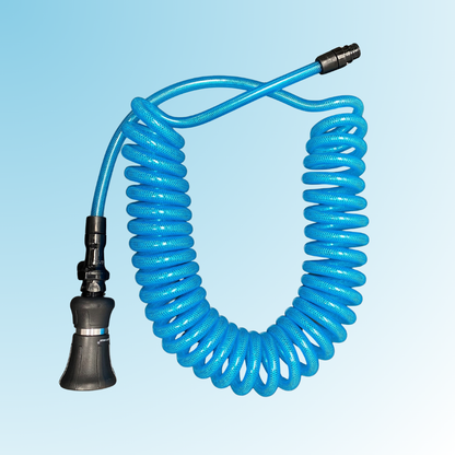 Washdown Hose Assembly, 25' Blue, DECMHA25B